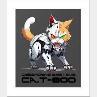 terminator cat Posters and Art